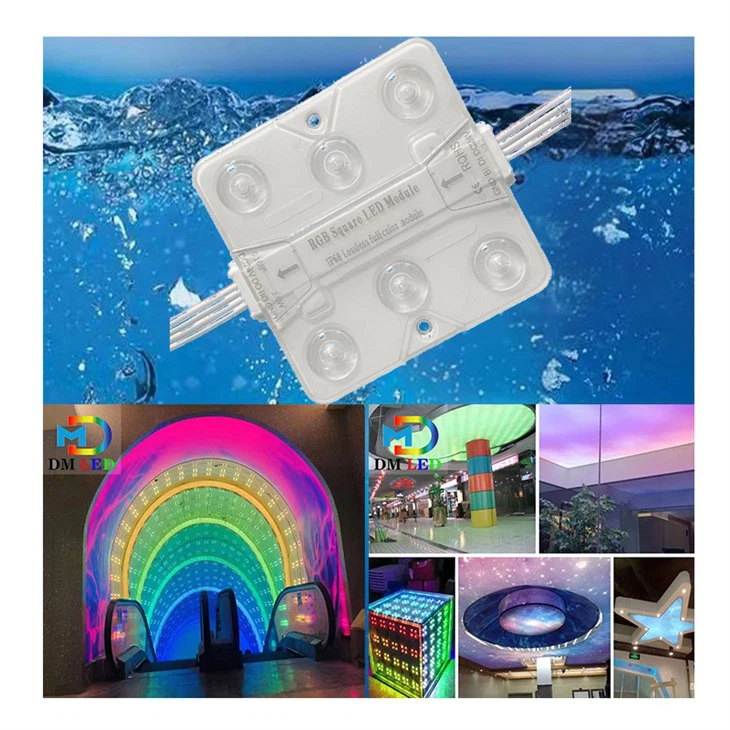 IP68 Su Geçirmez Kare RGB LED Modül ışığı