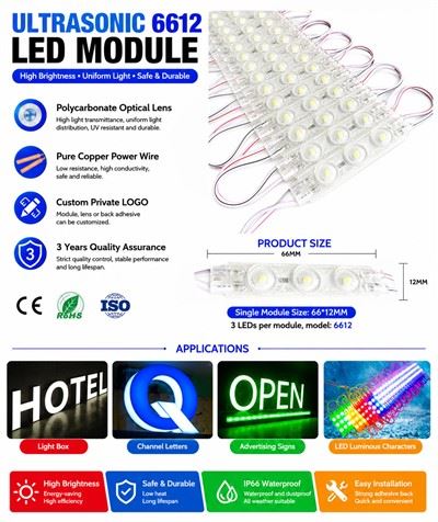 DMLED DC12V 1.5W Ultrasonik Led Modülü